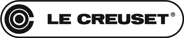 Le Creuset logo som vises på Ringsted Designer Outlets hjemmeside, hvor Le Creuset har en outletbutik med køkkenudstyr og støbejern i høj kvalitet til outletpriser