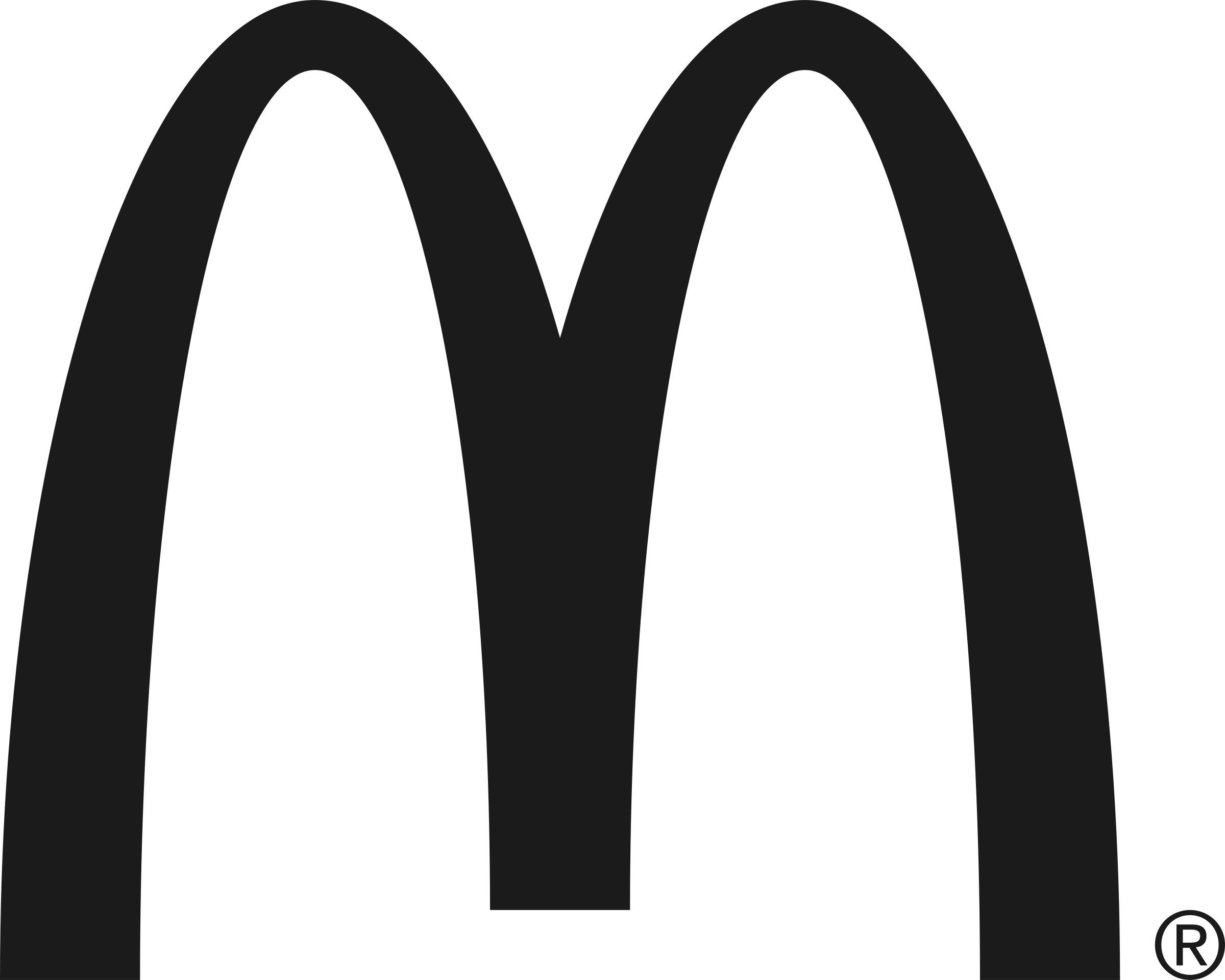 McDonald’s logo som vises på Ringsted Designer Outlets hjemmeside, hvor McDonald’s har en restaurant, der tilbyder burgere, snacks og drikkevarer