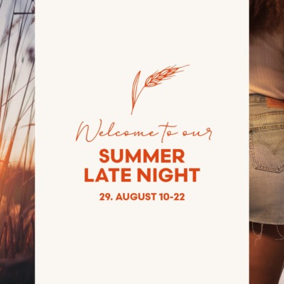 Summer Late Night i Ringsted Designer Outelt fredag den 29. august kl. 10-22